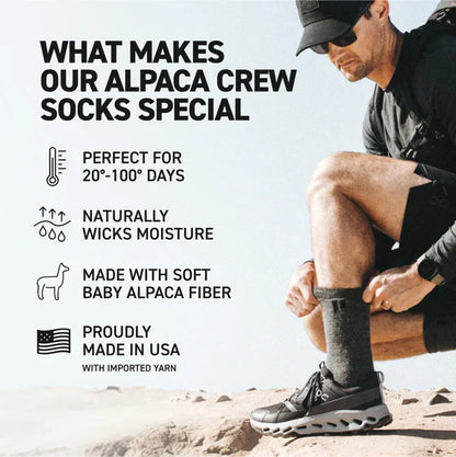 Alpaca Crew Socks