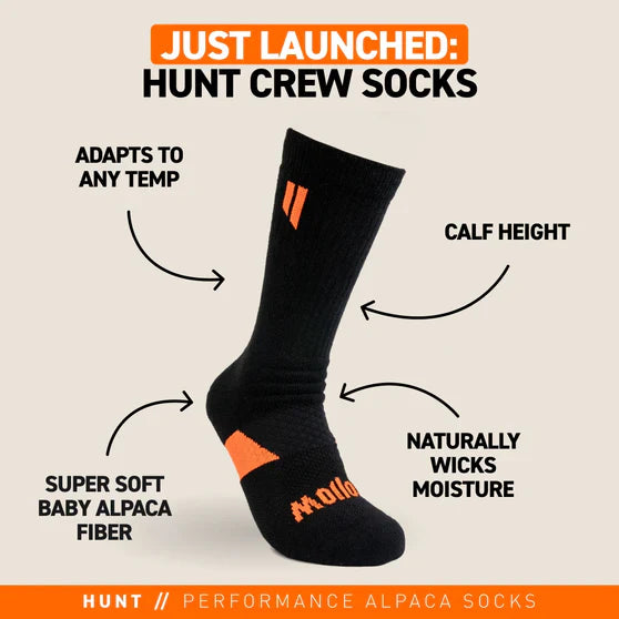 Alpaca Hunt Crew Socks