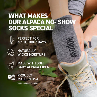 Alpaca No-Show Socks